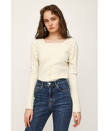 SLY（スライ）の「FRONT BUTTON TOPS/フロントボタントップス（Tシャツ/カットソー）」