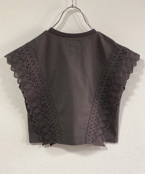 Disney(ディズニー)の「【Disney】ミッキーマウス/Vレースチュニック(90~150cm)(チュニック・キッズ・パープル/チャコール・90/100/110/120/130/140/150)」の3枚目の写真