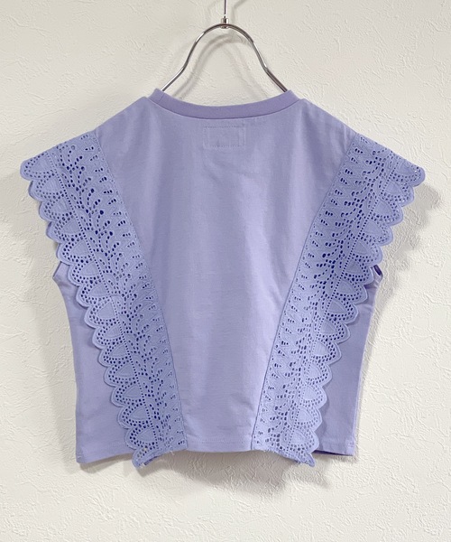 Disney(ディズニー)の「【Disney】ミッキーマウス/Vレースチュニック(90~150cm)(チュニック・キッズ・パープル/チャコール・90/100/110/120/130/140/150)」の4枚目の写真