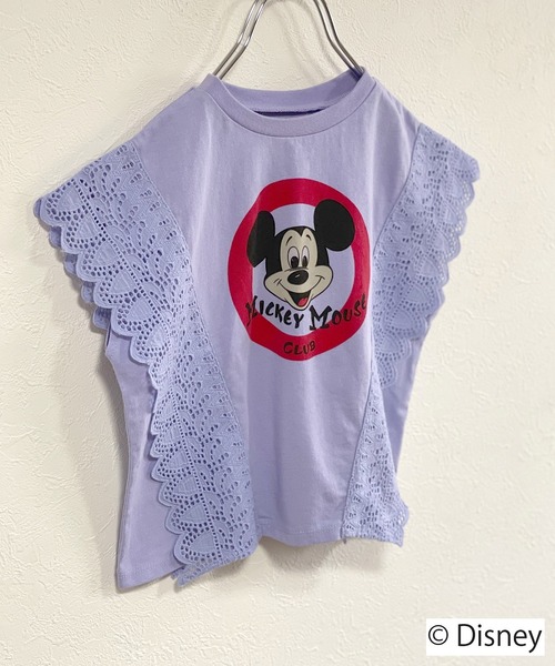 Disney(ディズニー)の「【Disney】ミッキーマウス/Vレースチュニック(90~150cm)(チュニック・キッズ・パープル/チャコール・90/100/110/120/130/140/150)」の6枚目の写真