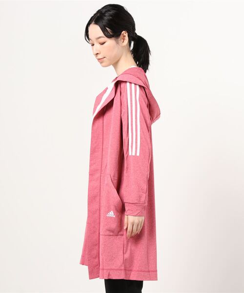 adidas（アディダス）の「アディダス adidas WMHSCARDIGUAN（カーディガン/ボレロ・レディース・ローズ/ダークグレー/ブラック・S/M/L/XL）」の4枚目の写真