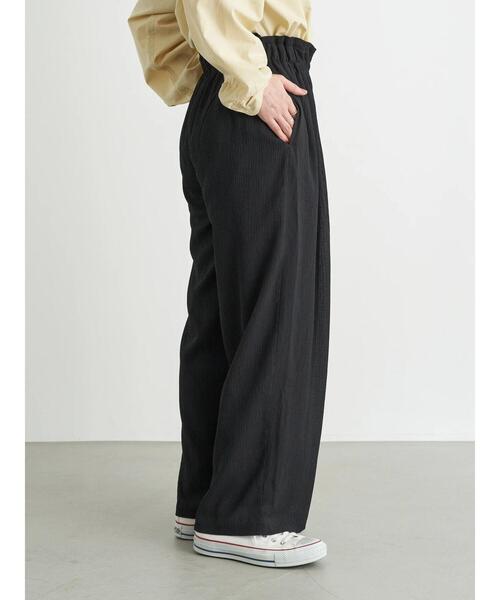 earth music&ecology（アースミュージックアンドエコロジー）の「ジャカードワイドパンツ ＊（その他パンツ・レディース・ブラック/ベージュ/ホワイト系その他2・FREE）」の9枚目の写真