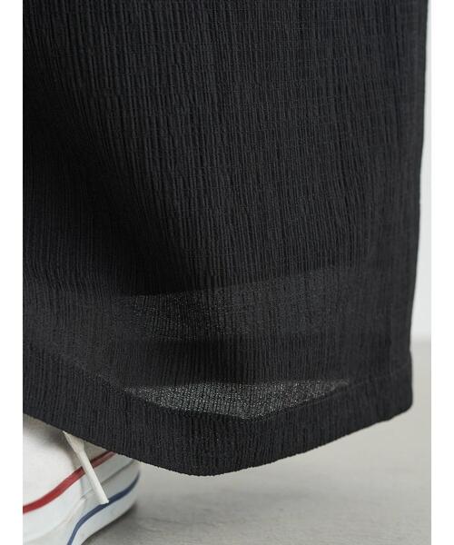 earth music&ecology（アースミュージックアンドエコロジー）の「ジャカードワイドパンツ ＊（その他パンツ・レディース・ブラック/ベージュ/ホワイト系その他2・FREE）」の13枚目の写真