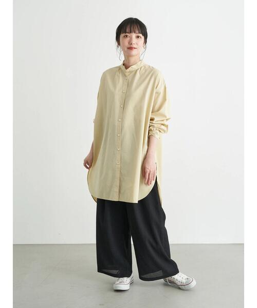 earth music&ecology（アースミュージックアンドエコロジー）の「ジャカードワイドパンツ ＊（その他パンツ・レディース・ブラック/ベージュ/ホワイト系その他2・FREE）」の14枚目の写真