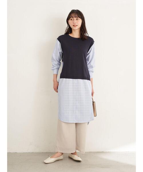 earth music&ecology（アースミュージックアンドエコロジー）の「ジャカードワイドパンツ ＊（その他パンツ・レディース・ブラック/ベージュ/ホワイト系その他2・FREE）」の18枚目の写真