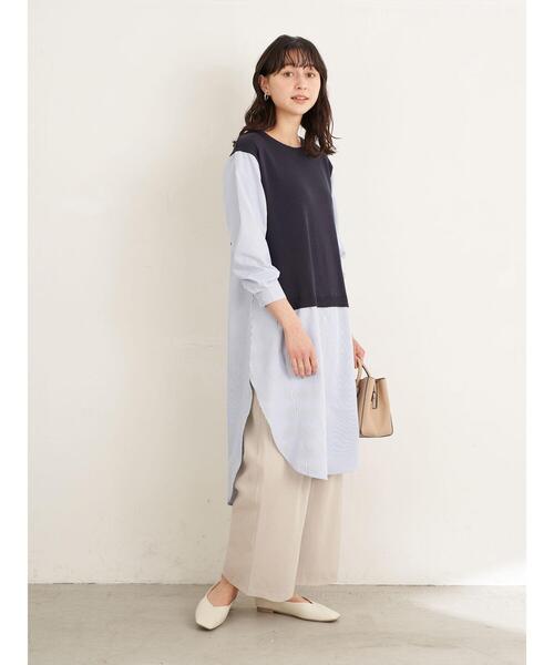 earth music&ecology（アースミュージックアンドエコロジー）の「ジャカードワイドパンツ ＊（その他パンツ・レディース・ブラック/ベージュ/ホワイト系その他2・FREE）」の19枚目の写真