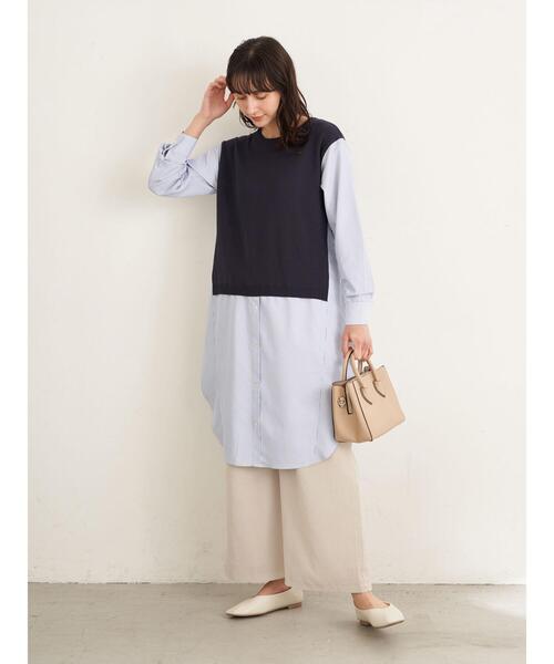 earth music&ecology（アースミュージックアンドエコロジー）の「ジャカードワイドパンツ ＊（その他パンツ・レディース・ブラック/ベージュ/ホワイト系その他2・FREE）」の21枚目の写真