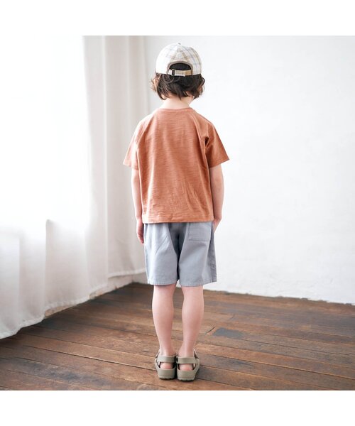 apres les cours(アプレレクール)の「3柄恐竜Tシャツ(Tシャツ/カットソー・キッズ・ミント/オレンジ/サックスブルー・80/90/100/110/120/130/140)」の5枚目の写真