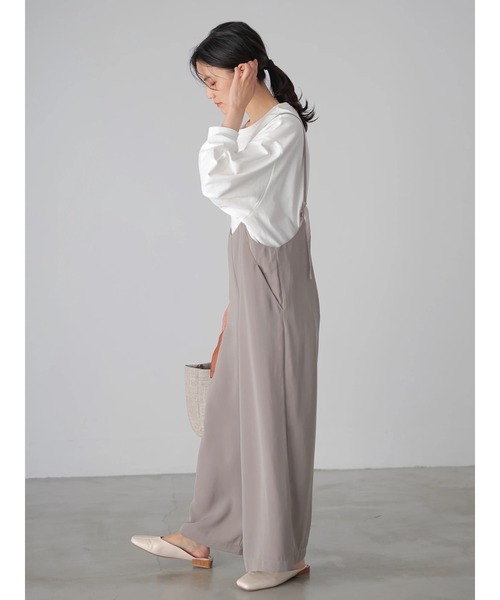 AMERICAN HOLIC（アメリカンホリック）の「サロペット風ワイドパンツ（その他パンツ・レディース・ネイビー/モカ・MEDIUM/LARGE）」の20枚目の写真