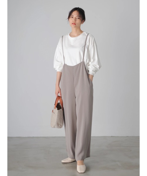 AMERICAN HOLIC（アメリカンホリック）の「サロペット風ワイドパンツ（その他パンツ・レディース・ネイビー/モカ・MEDIUM/LARGE）」の19枚目の写真