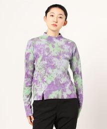EACH. | EACH（イーチ）TYE DYE HIGH NECK TEE / タイダイ染めハイネックTEE(Tシャツ/カットソー)