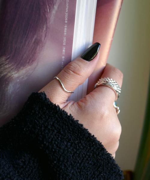 e.m.(イーエム)の「SILVER925アンニュイシルバーリング/レディース/メンズ/(リング・レディース・シルバー・L/M/S/LL)」の11枚目の写真