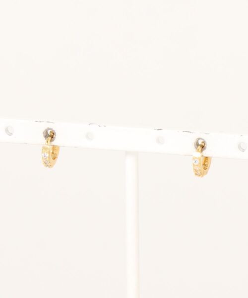 Jenny BY IMMANOEL（ジェニーバイイマノエル）の「silver925　キュービックジルコニアミニラップピアス（ピアス（両耳用）・レディース・ゴールド/シルバー・FREE）」の6枚目の写真