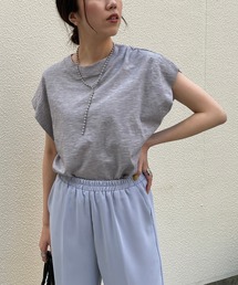 CAPRICIEUX LE'MAGE | サイドタックフレンチTシャツ(Tシャツ/カットソー)