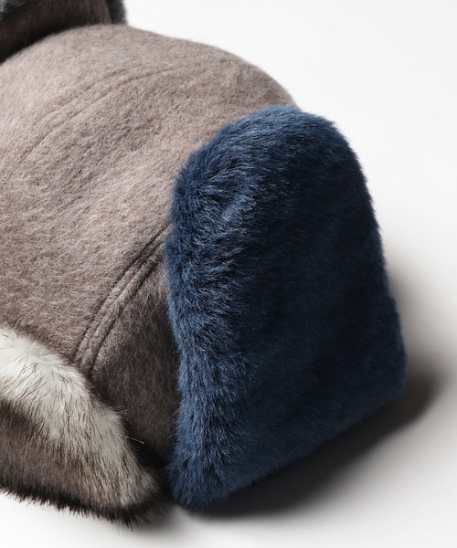 bedsidedrama（ベットサイドドラマ）の「2021秋冬 Color Fur Rosian Cap（キャップ・レディース・ブラック/ベージュ・1）」の15枚目の写真