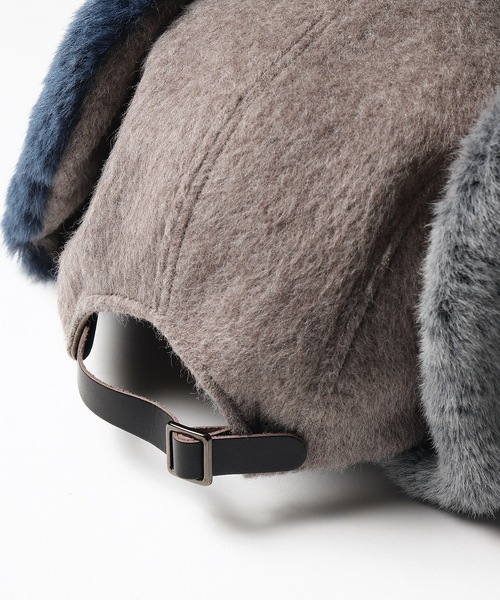 bedsidedrama（ベットサイドドラマ）の「2021秋冬 Color Fur Rosian Cap（キャップ・レディース・ブラック/ベージュ・1）」の12枚目の写真