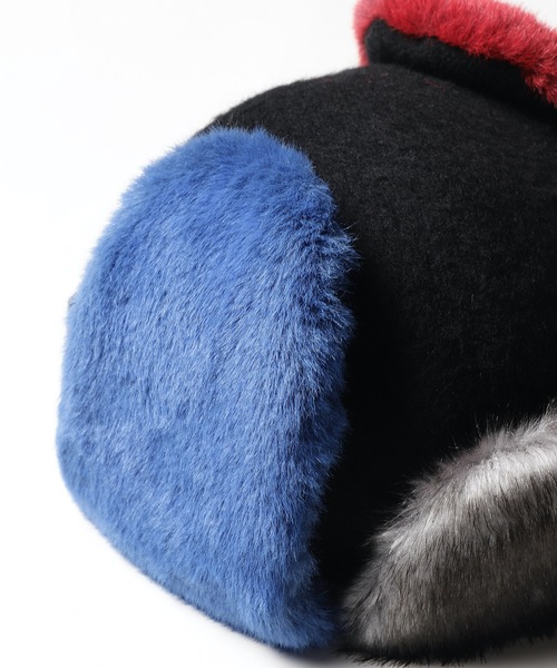 bedsidedrama（ベットサイドドラマ）の「2021秋冬 Color Fur Rosian Cap（キャップ・レディース・ブラック/ベージュ・1）」の6枚目の写真