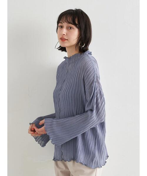 earth music&ecology(アースミュージックアンドエコロジー)の「【WEB限定】シアー楊柳プルオーバー+タンクSET *(Tシャツ/カットソー・レディース・ブラック/サックスブルー/ライム/アイボリー/ピンクベージュ・FREE)」の20枚目の写真