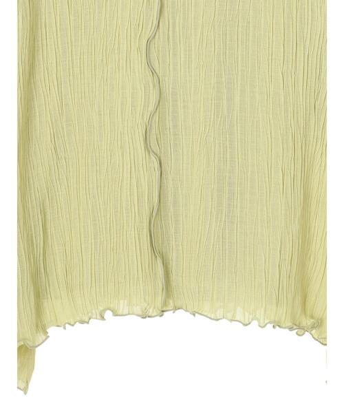 earth music&ecology(アースミュージックアンドエコロジー)の「【WEB限定】シアー楊柳プルオーバー+タンクSET *(Tシャツ/カットソー・レディース・ブラック/サックスブルー/ライム/アイボリー/ピンクベージュ・FREE)」の12枚目の写真