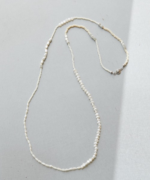 GALLARDAGALANTE（ガリャルダガランテ）の「ミックスパールマルチネックレス【オンラインストア限定商品】（ネックレス・レディース・シルバー・FREE）」の15枚目の写真