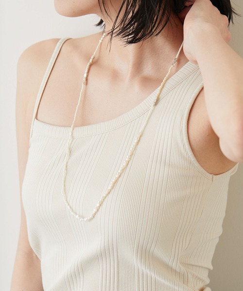 GALLARDAGALANTE（ガリャルダガランテ）の「ミックスパールマルチネックレス【オンラインストア限定商品】（ネックレス・レディース・シルバー・FREE）」の7枚目の写真