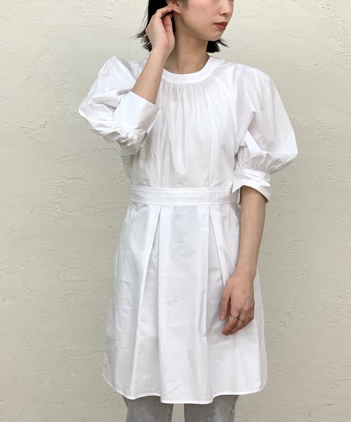 CIAOPANIC（チャオパニック）の「袖ボリュームチュニック/ボリューム袖（シャツ/ブラウス・レディース・オフホワイト/グリーン/ネイビー・FREE）」の22枚目の写真