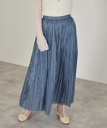w closet | シャイニーサテンワッシャー加工スカート(スカート)