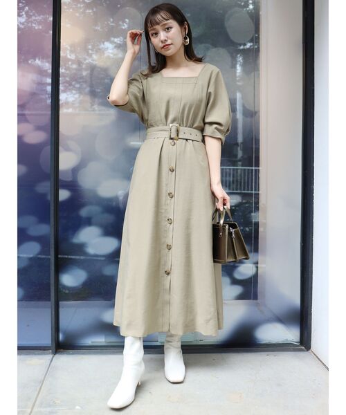 MURUA（ムルーア）の「ボリュームスリーブロングワンピース