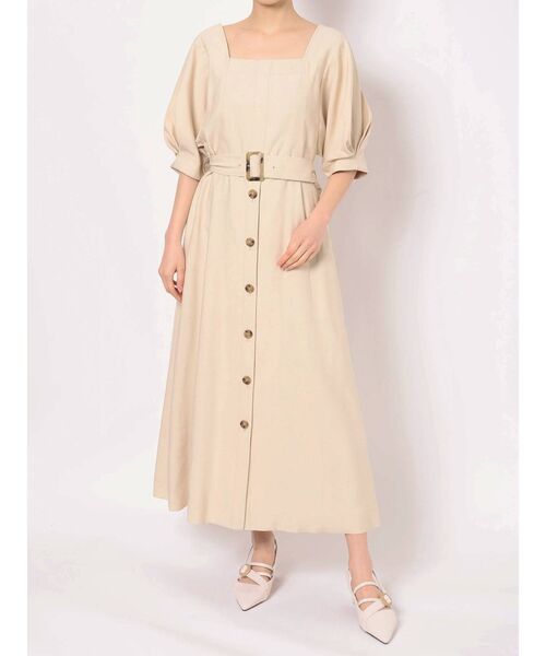 MURUA（ムルーア）の「ボリュームスリーブロングワンピース（ワンピース・レディース・ブラック/アイボリー/ブルー/ベージュ・FREE）」の16枚目の写真