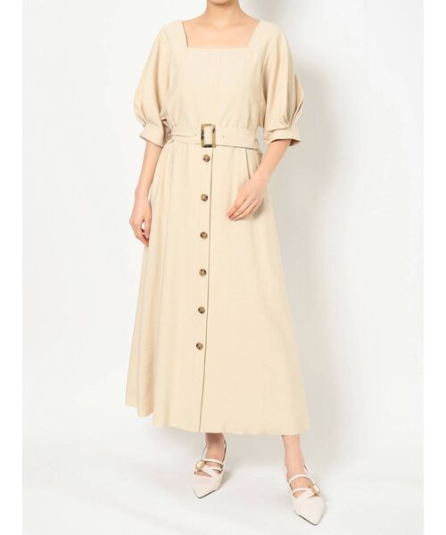 MURUA（ムルーア）の「ボリュームスリーブロングワンピース（ワンピース・レディース・ブラック/アイボリー/ブルー/ベージュ・FREE）」の18枚目の写真