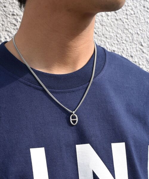 SHIPS any（シップス エニィ）の「SHIPS any:チャーム ネックレス◇（ネックレス・メンズ・ホワイト/ライトホワイト/ストーン/ホワイト系・ONE SIZE）」の12枚目の写真