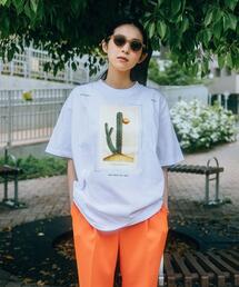 green label relaxing | 【 WEB限定 】[ GLR/ -or ] USDA アート カラー イラスト 無地 タイダイ柄 Tシャツ †(Tシャツ/カットソー)