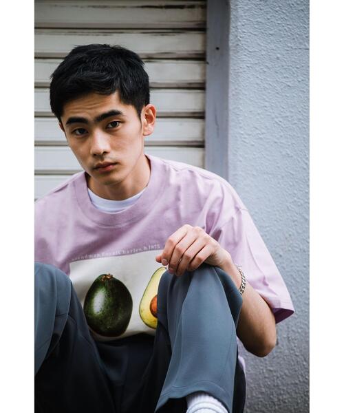 green label relaxing（グリーンレーベルリラクシング）の「OLT【 WEB限定 】[ GLR/ -or ] USDA アート カラー イラスト 無地 タイダイ柄 Tシャツ（Tシャツ/カットソー・メンズ・ホワイト/パープル/グレー/ライム・S/M/L）」の8枚目の写真