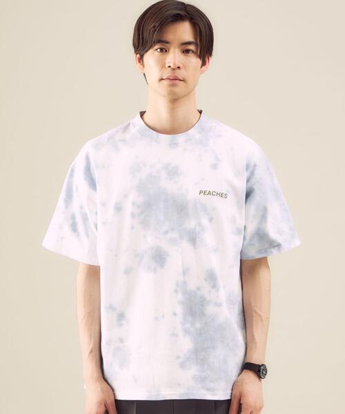 green label relaxing（グリーンレーベルリラクシング）の「OLT【 WEB限定 】[ GLR/ -or ] USDA アート カラー イラスト 無地 タイダイ柄 Tシャツ（Tシャツ/カットソー・メンズ・ホワイト/パープル/グレー/ライム・S/M/L）」の14枚目の写真