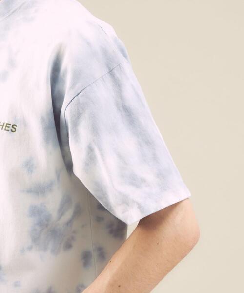 green label relaxing（グリーンレーベルリラクシング）の「OLT【 WEB限定 】[ GLR/ -or ] USDA アート カラー イラスト 無地 タイダイ柄 Tシャツ（Tシャツ/カットソー・メンズ・ホワイト/パープル/グレー/ライム・S/M/L）」の12枚目の写真