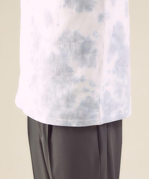 green label relaxing（グリーンレーベルリラクシング）の「OLT【 WEB限定 】[ GLR/ -or ] USDA アート カラー イラスト 無地 タイダイ柄 Tシャツ（Tシャツ/カットソー・メンズ・ホワイト/パープル/グレー/ライム・S/M/L）」の6枚目の写真