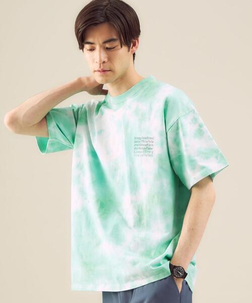 green label relaxing（グリーンレーベルリラクシング）の「OLT【 WEB限定 】[ GLR/ -or ] USDA アート カラー イラスト 無地 タイダイ柄 Tシャツ（Tシャツ/カットソー・メンズ・ホワイト/パープル/グレー/ライム・S/M/L）」の13枚目の写真