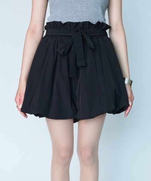 yuue' ( wear )(ユーイ)の「ミニフレアバルーンパンツ / かぼちゃパンツ(その他パンツ・レディース・ホワイト/ブラック/ブルー・FREE)」の3枚目の写真