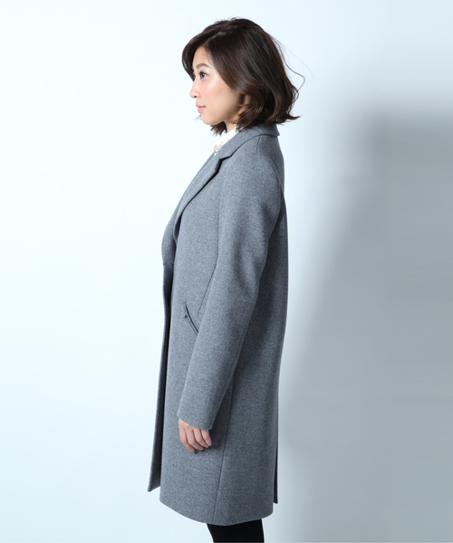 美品 23区 ウール チェスターコート Bellandi イタリア生地 40 23区