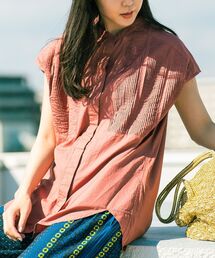SHIPS any（シップス エニィ）の「SHIPS any: ピンタック ロングシャツ〈ウォッシャブル〉（シャツ/ブラウス・レディース）」