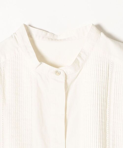 SHIPS any（シップス エニィ）の「SHIPS any: ピンタック ロングシャツ〈ウォッシャブル〉（シャツ/ブラウス・レディース・ホワイト/ブラック/ブラウン・ONE SIZE）」の4枚目の写真