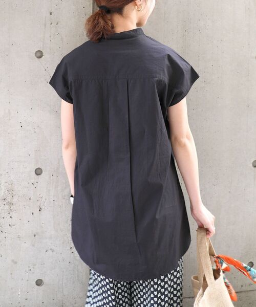 SHIPS any（シップス エニィ）の「SHIPS any: ピンタック ロングシャツ〈ウォッシャブル〉（シャツ/ブラウス・レディース・ホワイト/ブラック/ブラウン・ONE SIZE）」の15枚目の写真