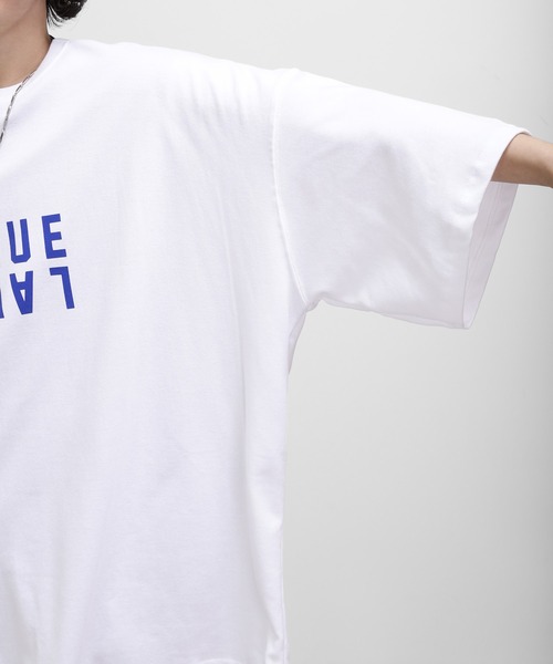 minsobi（ミンソビ）の「ビッグシルエットプリントトップス（Tシャツ/カットソー・メンズ・ホワイト/ブラック・FREE）」の16枚目の写真