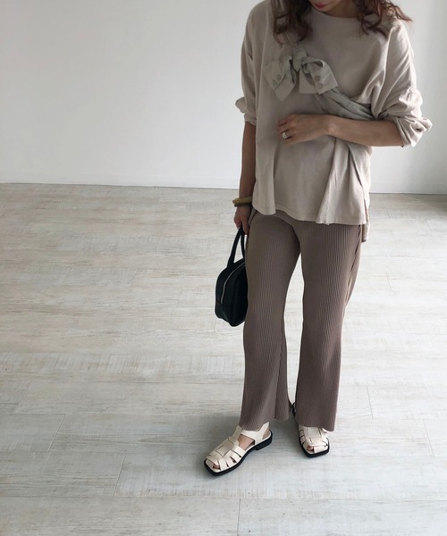 210nouve（トゥージュヌーブ）の「スクエアトゥグルカサンダル（サンダル・レディース・ブラック/ベージュ・36/37/38/39/35/40）」の18枚目の写真