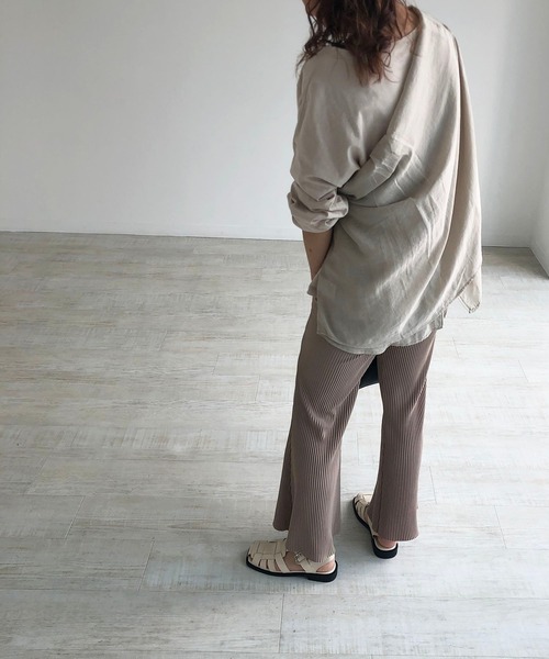 210nouve（トゥージュヌーブ）の「スクエアトゥグルカサンダル（サンダル・レディース・ブラック/ベージュ・36/37/38/39/35/40）」の19枚目の写真