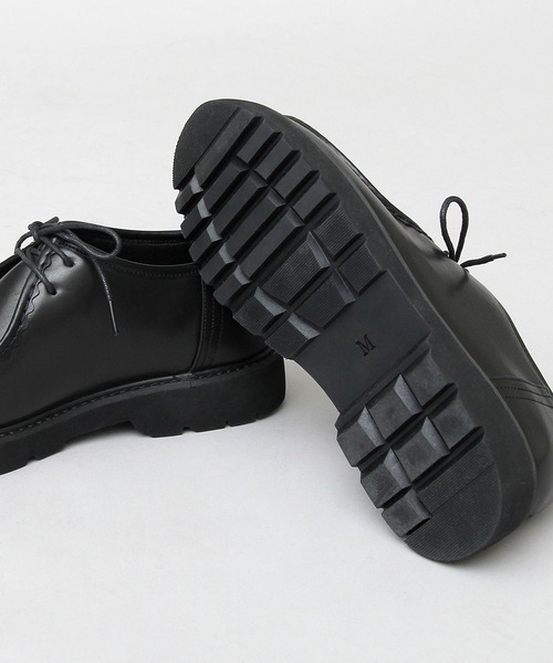 glabella(グラベラ)の「厚底 プラットフォームソール チロリアンシューズ(ドレスシューズ・メンズ・ブラック・S/M/L)」の8枚目の写真