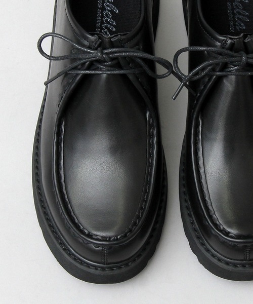 glabella(グラベラ)の「厚底 プラットフォームソール チロリアンシューズ(ドレスシューズ・メンズ・ブラック・S/M/L)」の9枚目の写真