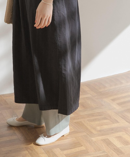 FORK&SPOON（フォークアンドスプーン）の「FORK&SPOON　ランダムヘリンボーンキーネックワンピース（ワンピース・レディース・ブラック/カーキ/ブルー系その他・ONE）」の18枚目の写真