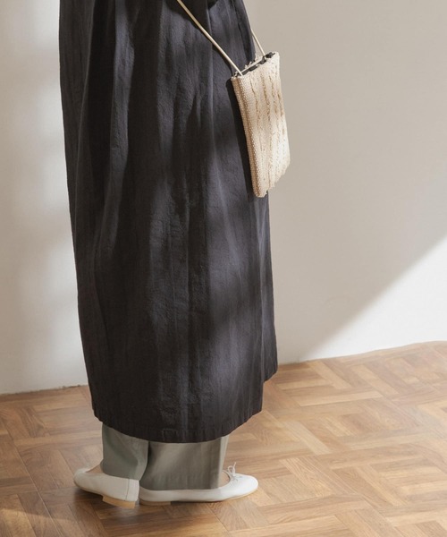 FORK&SPOON（フォークアンドスプーン）の「FORK&SPOON　ランダムヘリンボーンキーネックワンピース（ワンピース・レディース・ブラック/カーキ/ブルー系その他・ONE）」の19枚目の写真