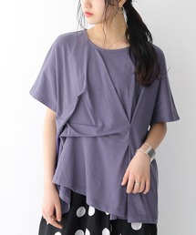osharewalker | 『立体タックデザインTシャツ』(Tシャツ/カットソー)